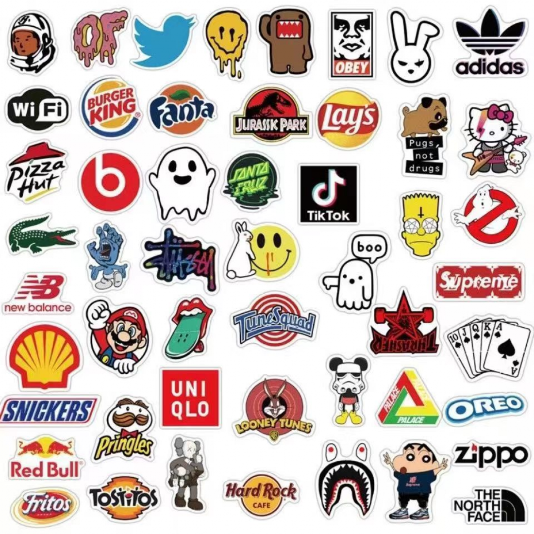 Mini Brands Logo Stickers Plus Pcs